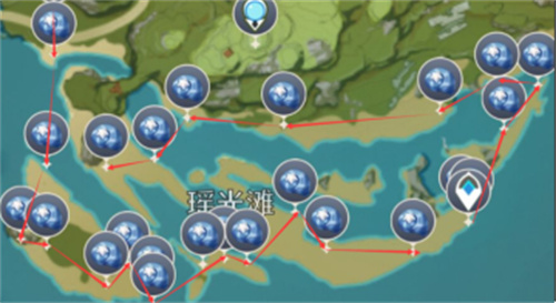 原神星螺采集路线图一览 星螺在哪里采集