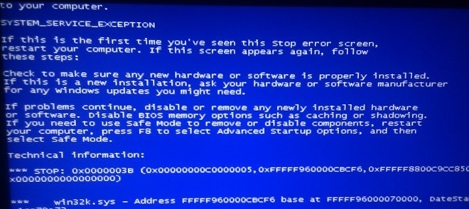 蓝屏代码提示win32k.sys