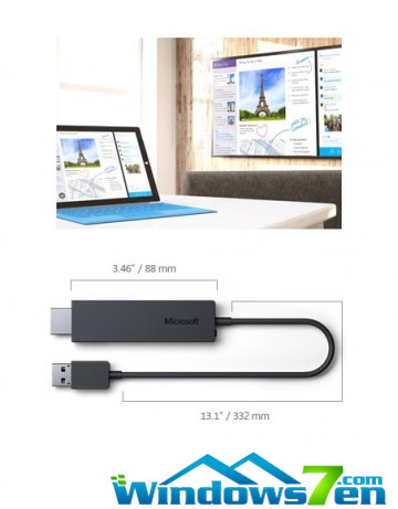 微软推出Wireless Display Adapter类似Chromecast 微软推出Wireless Display Adapter类似Chromecast