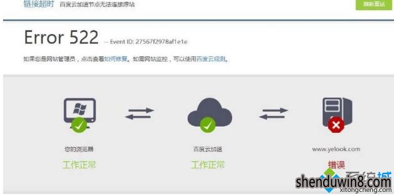 win10系统打开网页出现Error 522错误的处理方法