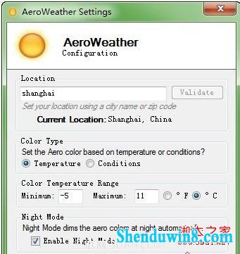 win8.1窗口随气象状况自动变窗口颜色 三联