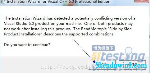 win8.1操作系统下安装vs6.0 三联