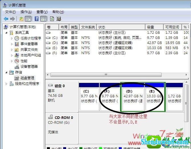 win10系统磁盘不见了的解决方法