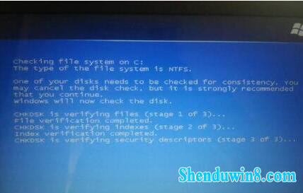 win8.1自检的时候卡住了怎么办 三联
