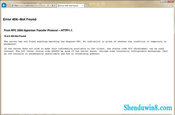 win8.1ҳ֡Error 404--not Foundν 