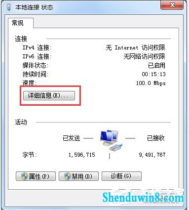 win8.1本地连接ipV4无访问权限怎么解决?