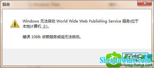 win10ϵͳ½iisվʾ޷world wide web publishingĽ