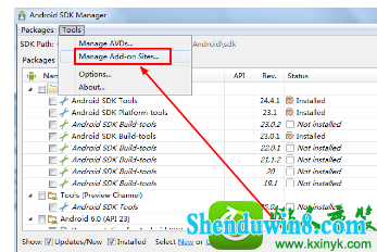 win8.1ϵͳandroid sdk manager ޷µĽ