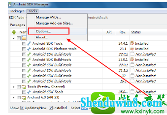 win8.1ϵͳandroid sdk manager ޷µĽ