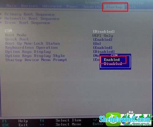 win8.1系统联想笔记本启动不读u盘的解决方法