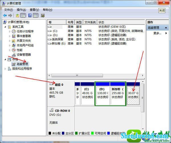 win8.1系统u盘分区后只显示一个的解决方法