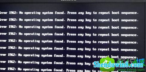 联想笔记本win10系统提示error1962:no operating systen found win10系统联想笔记本提示error1962:no operating systen found的解决方法