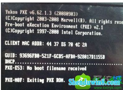 win10ϵͳʾexiting pxe romĽ
