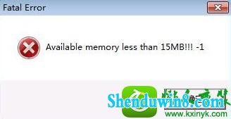 win8.1ϵͳ2ʾAvailable memory less than 128MBĽ