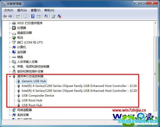 找到“通用串行总线控制器” win10系统重装之后检测不到u盘的解决方法