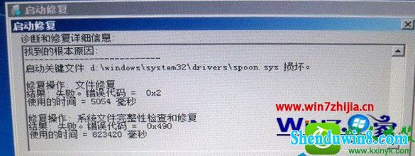 win10ϵͳ޷Զ޸ʾspoon.sysļ𻵵Ľ