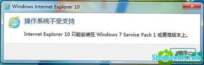 win8.1ϵͳװiE10ʾϵͳ֧֡Ľ