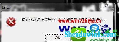 win10系统网络初始化连接失败的解决方法