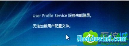 win8.1ϵͳʾUser profile serviceδܵ¼޷ûļĽ