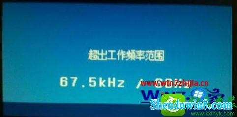 win8.1系统调节分辨率提示超出工作频率范围的解决方法