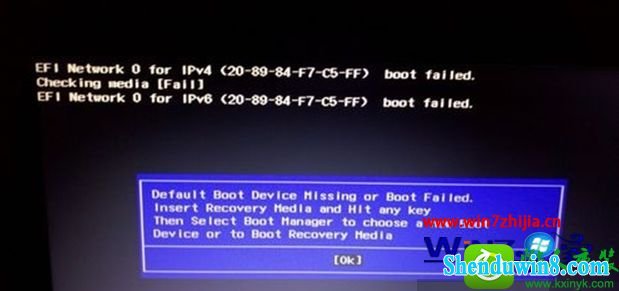 win8.1ϵͳʾBoot Failed or Boot device MissingĽ