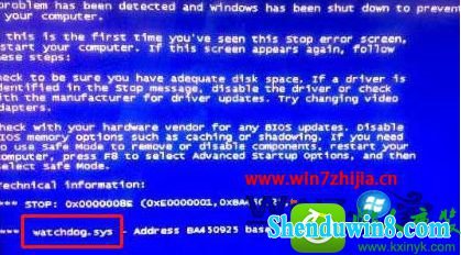 win8.1ϵͳƵwatchdog.sysĽ