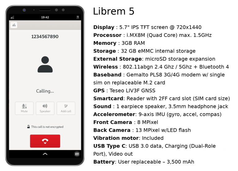 Librem 5 Linux手机
