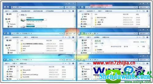 win8.1系统怎么操作多窗口显示排列切换 win8.1系统操作多窗口显示排列切换的操作方法