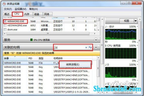 强劲专业的win10系统“资源监视器”
