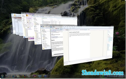 win10用Aero Flip 3d查看文件 三联