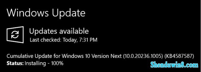 Win10Build 20236.1005