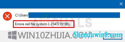 ޸Win10ƬӦóʱļϵͳ-2147219196